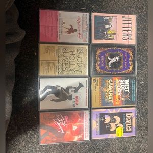 Set of 8 cassette tapes good condition